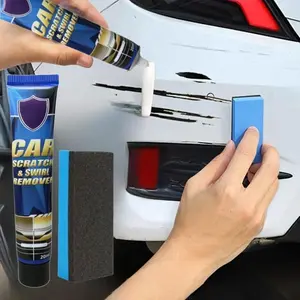 Car Scratch and Swirl Remover Paste, External Automotive Care Paint Repair and Polishing Solution, Universal Color Formula for Touch Ups, Car Detailing Accessories