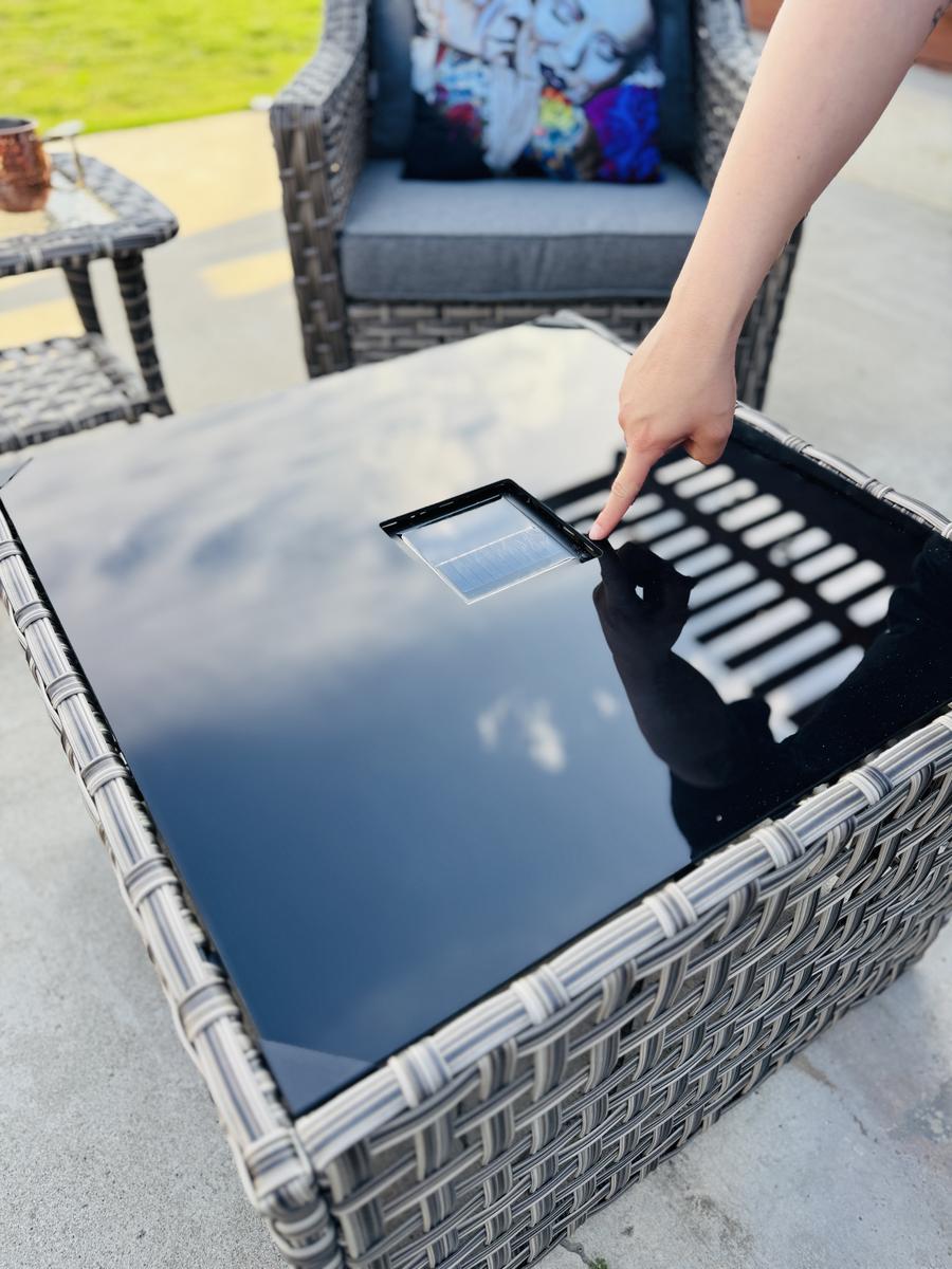 Item: Coffee Wicker Dark Grey Cushion, Coffee Wicker E