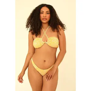 Amalfi String Tie Bandeau Bikini Top