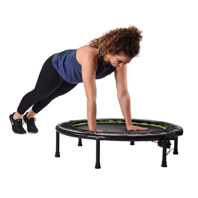 Stamina Products Round Foldable Fitness Trampoline with Workout Monitor