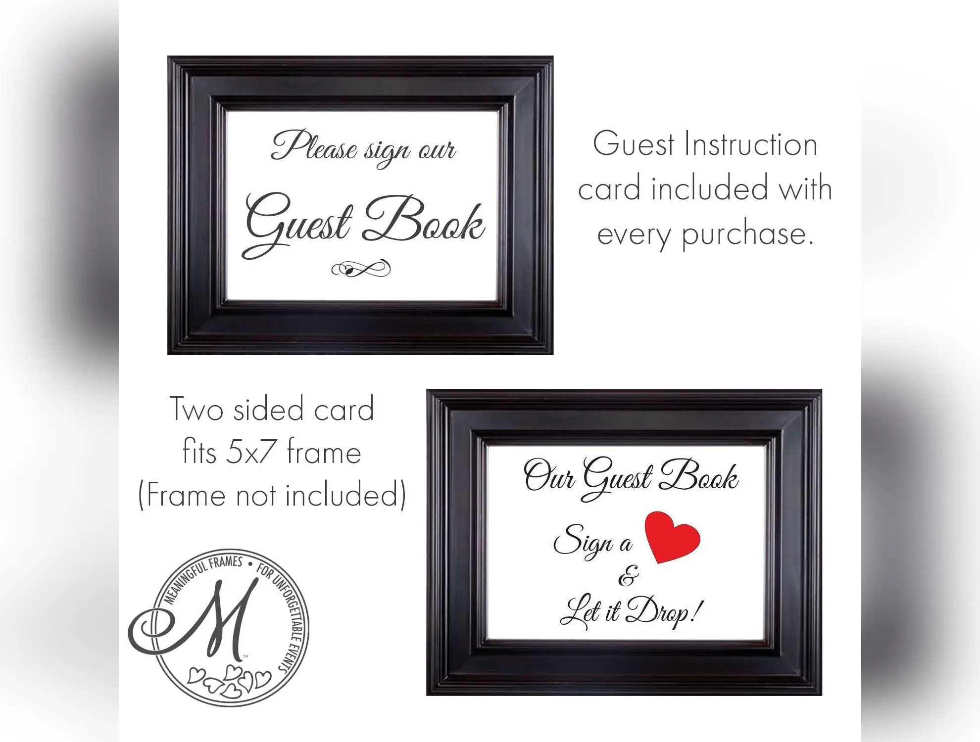 Bat or Bar Mitzvah Guest Book Frame - Star of David