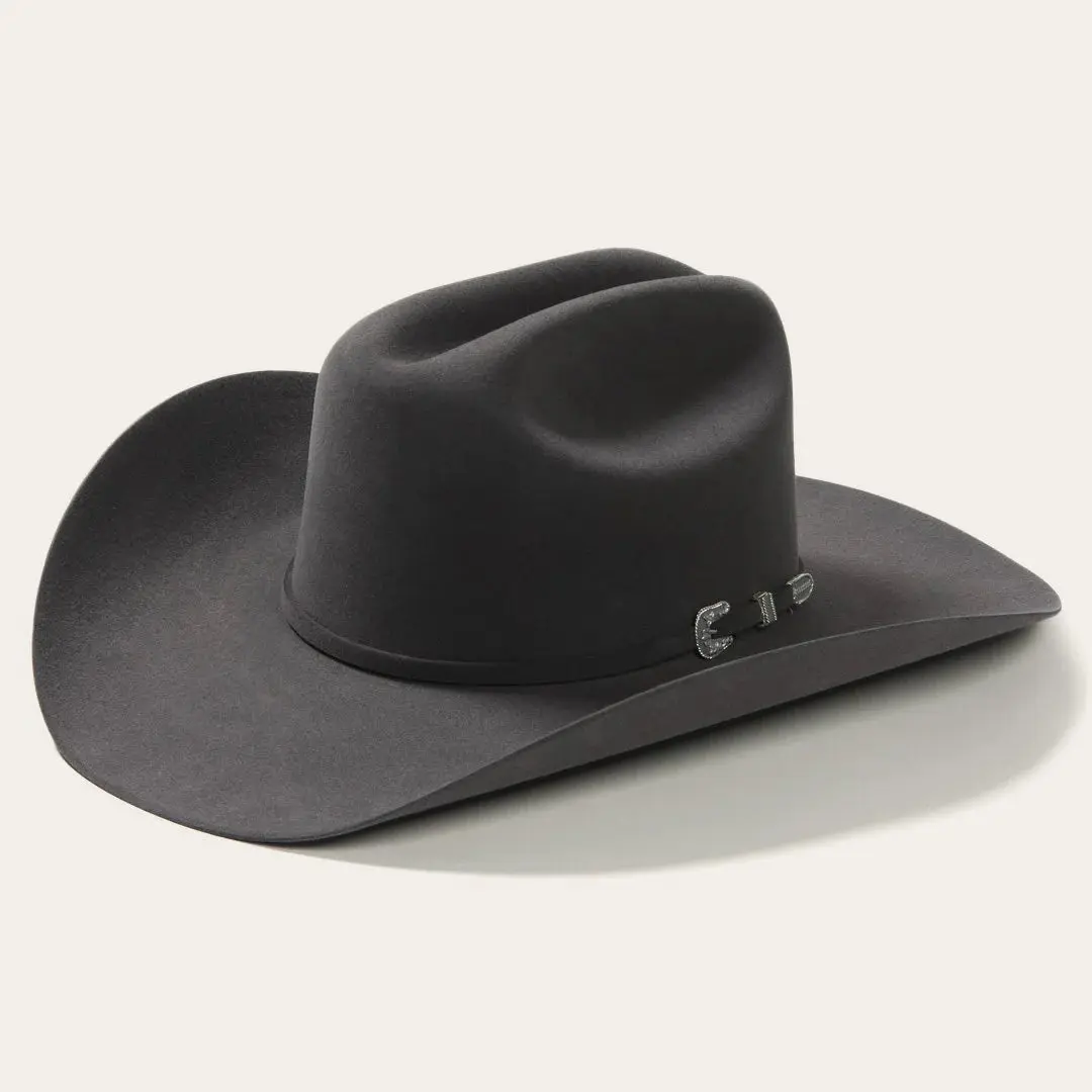 Stetson 6X Skyline Granite Grey Fur Felt Western Cowboy Hat SFSKYL-754049
