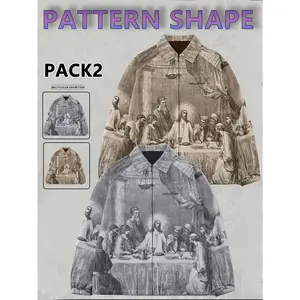 Men's Casual Varsity Jesus Jacket Vintage Lightweight Bomber Jackets Classic Fabric Menswear soft fabric Fashion Stylish,Streetwear,fall outfits