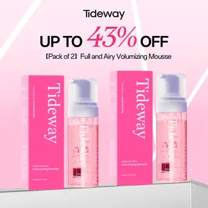[Live Exclusive] Tideway Volumizing Hair Mousse (Pack of 2) – Leave-In Formula for Fuller, Shiny, and Nourished Hair – Adds Volume, Repairs Damage & Smooths Frizz – Home Styling Essential for All Hair Types