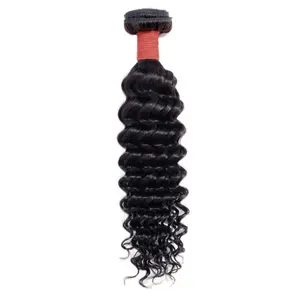 Indian virgin deep wave natural human hair bundles