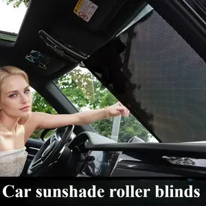 Auto Sunshade for Car Windshield, Automatic Retractable Design, Easy Storage, Heat Insulation, Fits All Vehicle Models