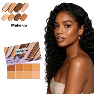 8-color soft matte gradient concealer palette is perfect for covering blemishes, acne scars, freckles, and tear troughs – one palette is all you need for concealing and contouring.