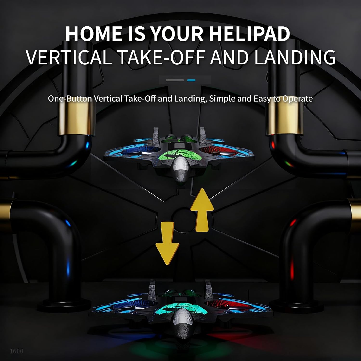 Foam Remote Control Airplanes, RC Planes with Light, RC Airplane Fighter Jet for Kids Adults 8-16, 360° Flip, Stunt Roll, Drones for Kids 8-12, Airplane Toy Gifts for Kids Boys and Girls(Blue)