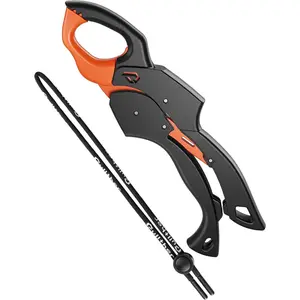 Fish Gripper 9.2",Fish Grabber Tool with Lanyard,Fish Holder for Saltwater