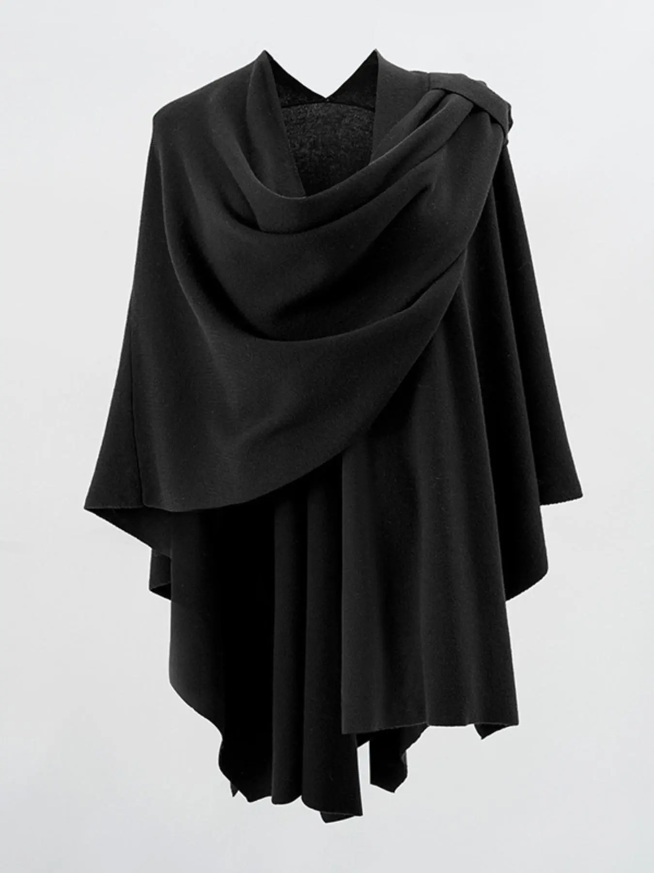 Women's Solid Color Shawl Wrap, Casual Versatile Scarf for Fall & Winter, Fashion Accessories for Women & Girls, Tignon Scarf