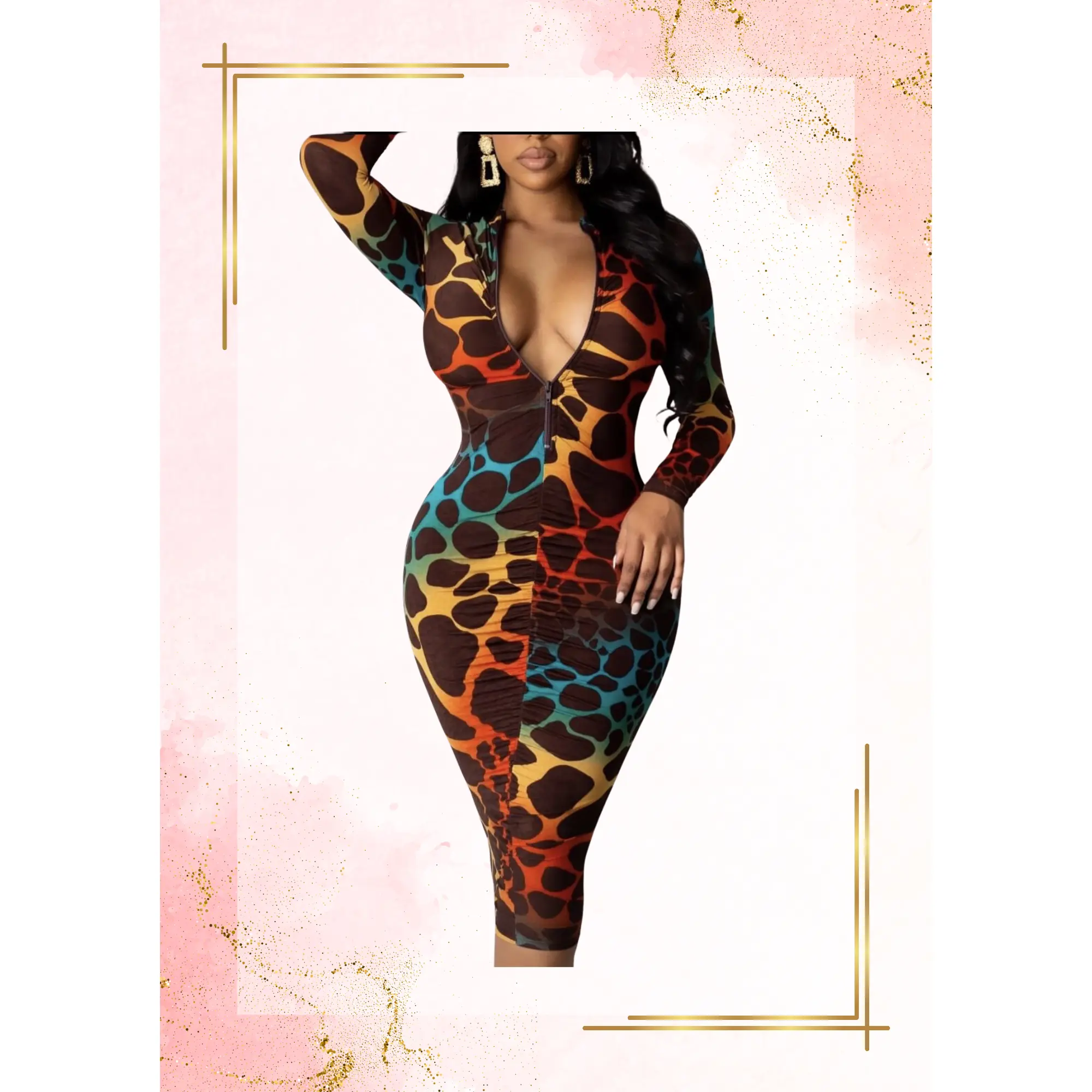 roberto cavalli leopard dress - TikTok Shop