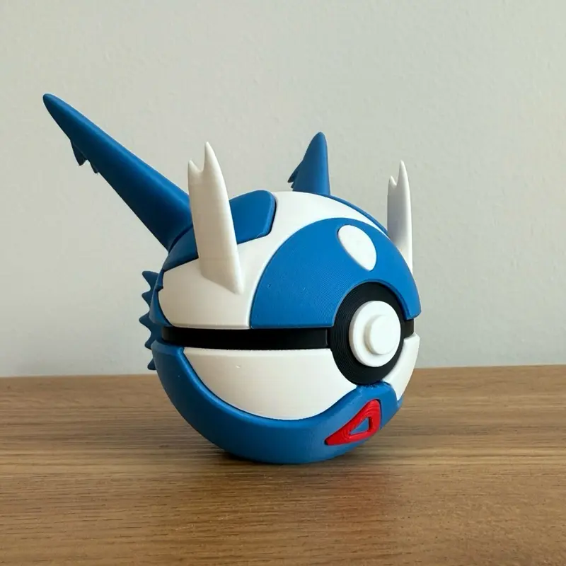 #0381 Latios Ball - Made to Order, High-Quality PLA, 3D Printed Pokeball Figure Model