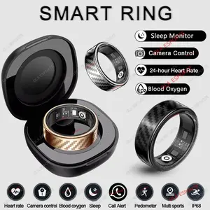 For Xiaomi Smart Ring Call Alert Heart Rate Blood Oxygen Monitoring Pedometer Calorie Multifunctional Fitness Smart Finger Ring