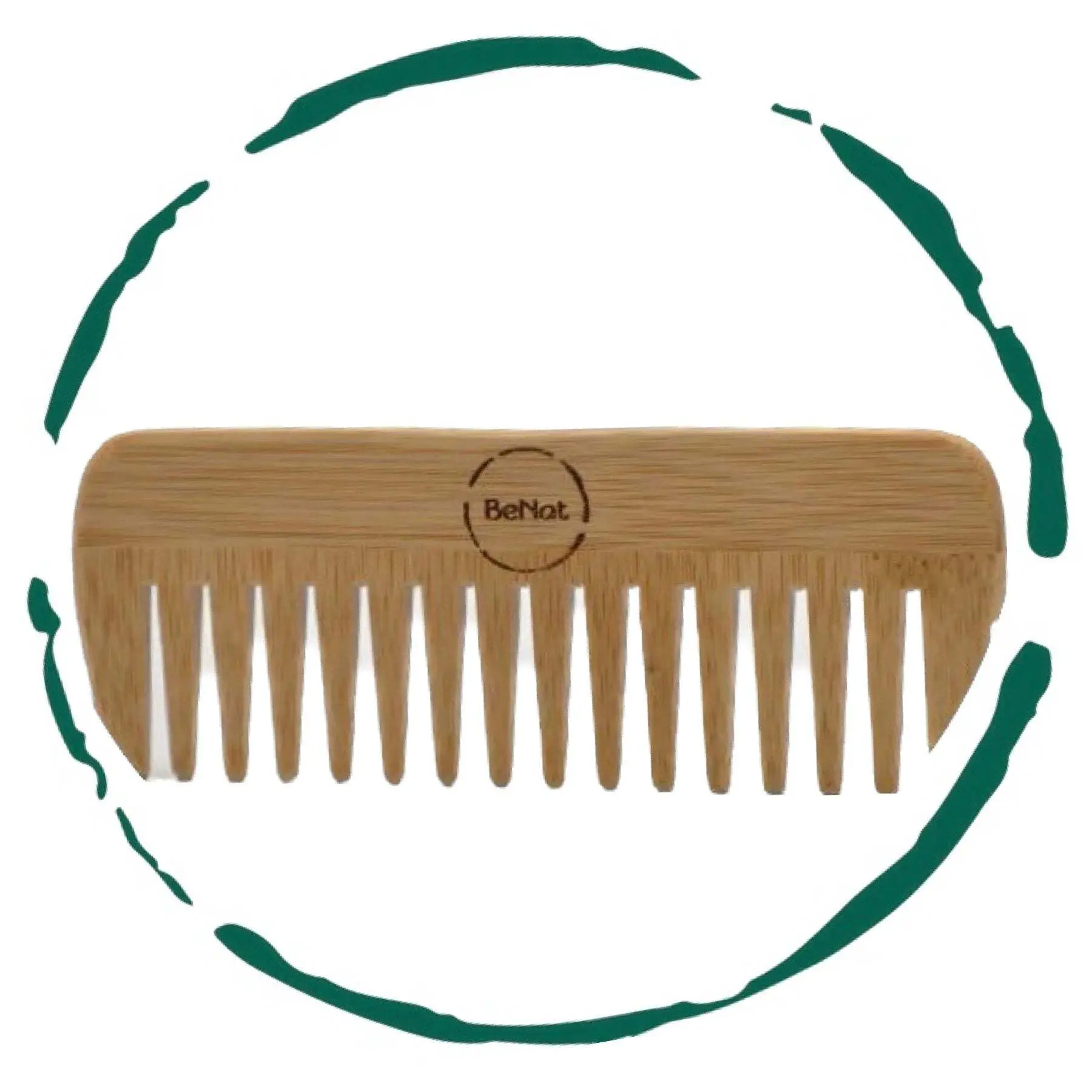 All-Natural Bamboo Hair Comb,Eco-Friendly Hair Accessories for Men and Women Haircare Heatless