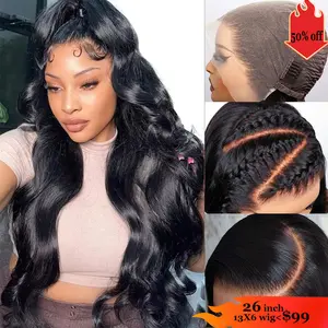 Karlami Black Human Hair Wigs for Women -Straight,  Body Wave - 13X6 Lace Front, 5X5 Glueless Wig 100% Unprocessed Virgin Hair
