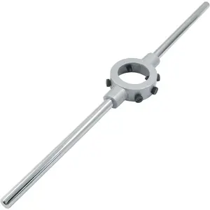 Heavy Duty 2-3/16 Inch (55mm) Adjustable Die Stock Handle Wrench, M22-M26 Round Die Wrench Handle Holder for Threading Work