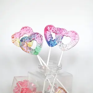 Heart Shaped Lollipop Handcrafted Set of 4 15G per One