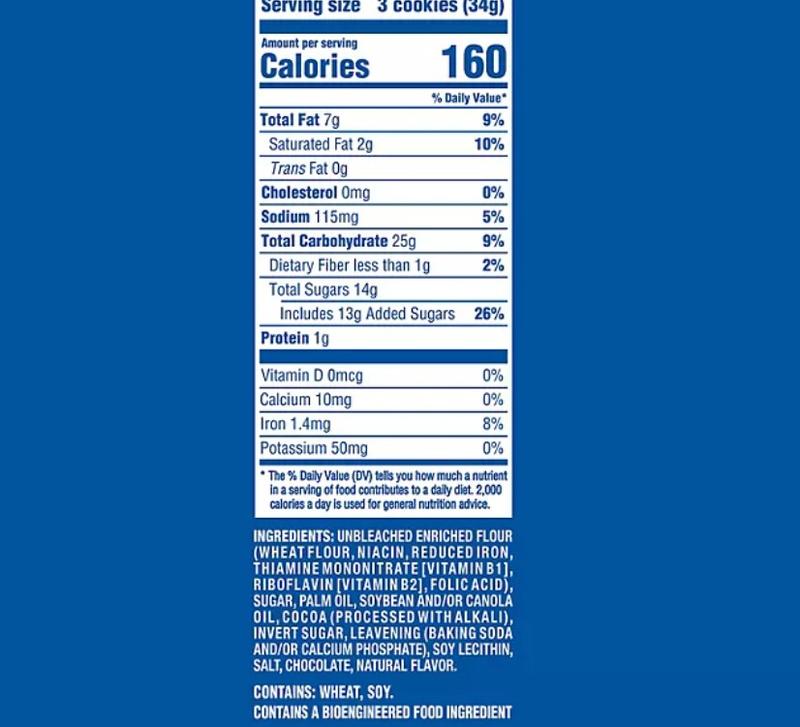 OREO Chocolate Sandwich Cookies, 5.23 oz., 12 pk. Snack