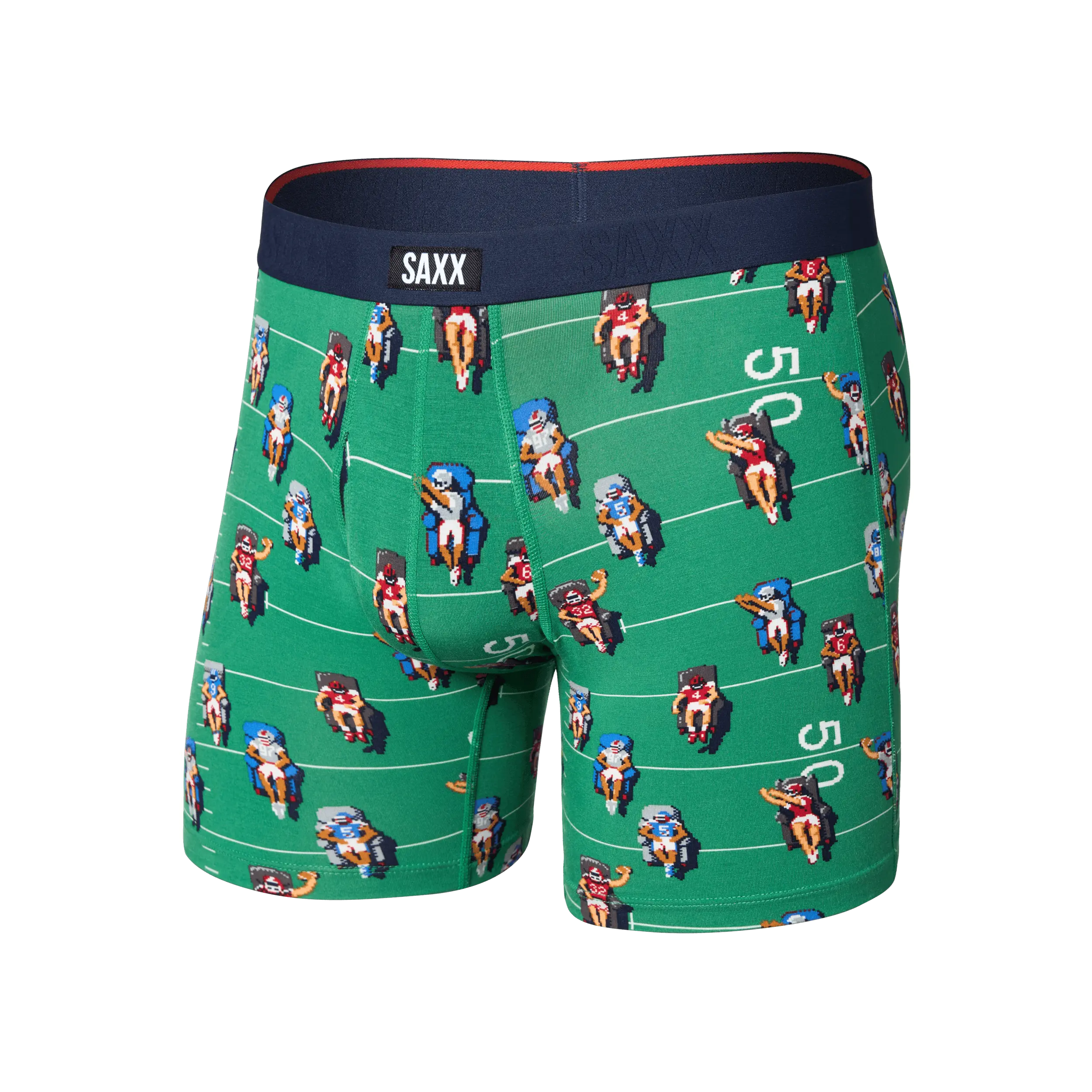 Men's Saxx Vibe Xtra Armchair Quarterback Boxer Briefs, Soft Men's Underwear