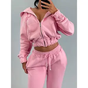 Chic Women's Athletic Set: Full-Zip Hoodie & Slim-Fit Pants - Comfortable, Adjustable, and Stylish with Letter Print Design Workout Clothes Tracksuit