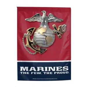 US Marine Fan Flag - 1 Flag Banners