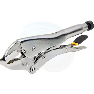 10" Locking Mole Wrench Vice Grips Straight Jaw Lock Clamp Pliers
