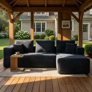 【2 Packages Shipping】 Longevfot 106"Modern Modular Sectional Sofa Bed Set,Comfy Reclining Living Room Couch,Best Space-Saving Sectional Sofa for Small Space,ersatile Modular Couch Set with Recliner,Easy Assembly Compressed Sofa L-Shaped Chenille