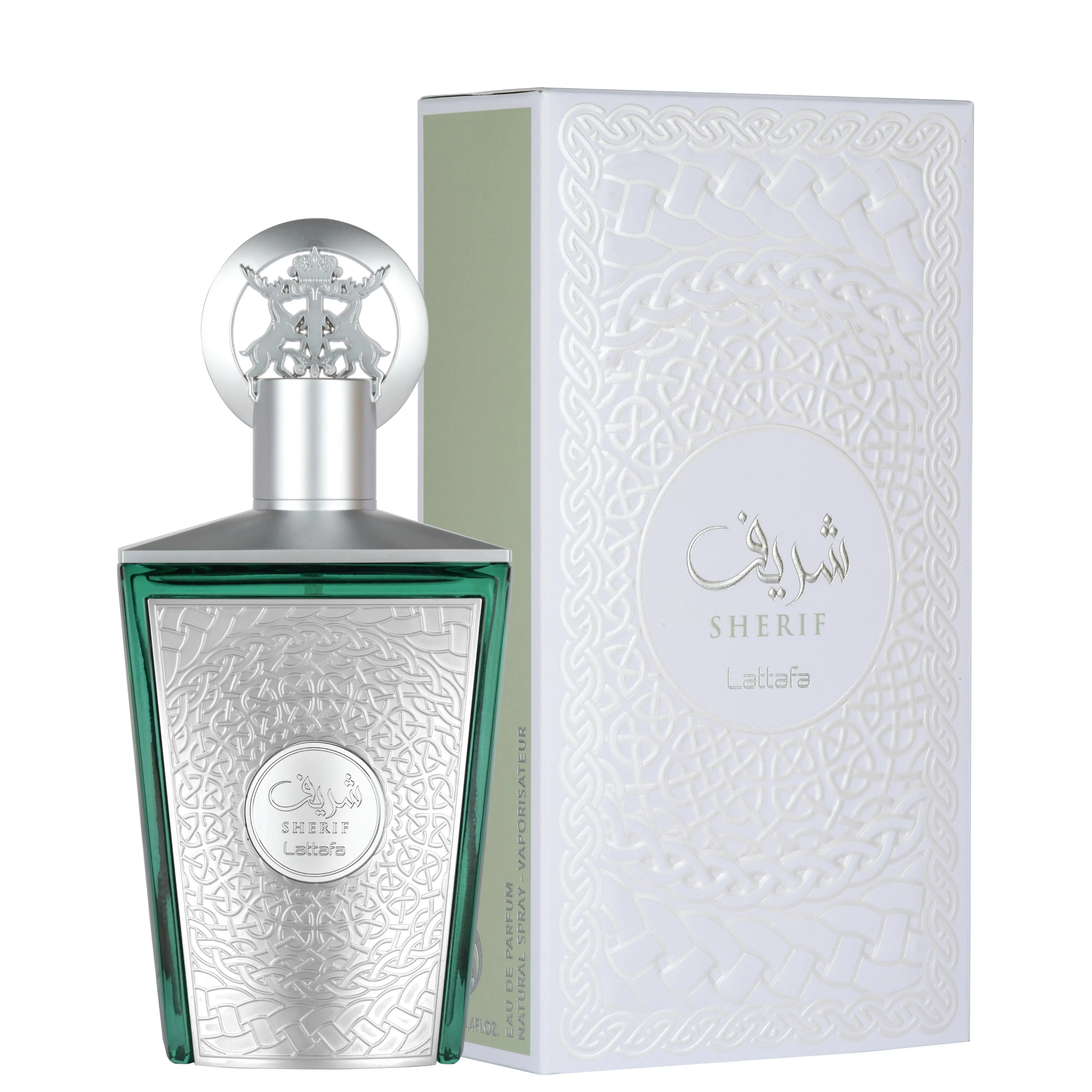 Lattafa Sherif for Unisex Eau de Parfum Spray, 3.4 Ounce Lattafa Sherif for Unisex Eau de Parfum Spray, 3.4 Ounce