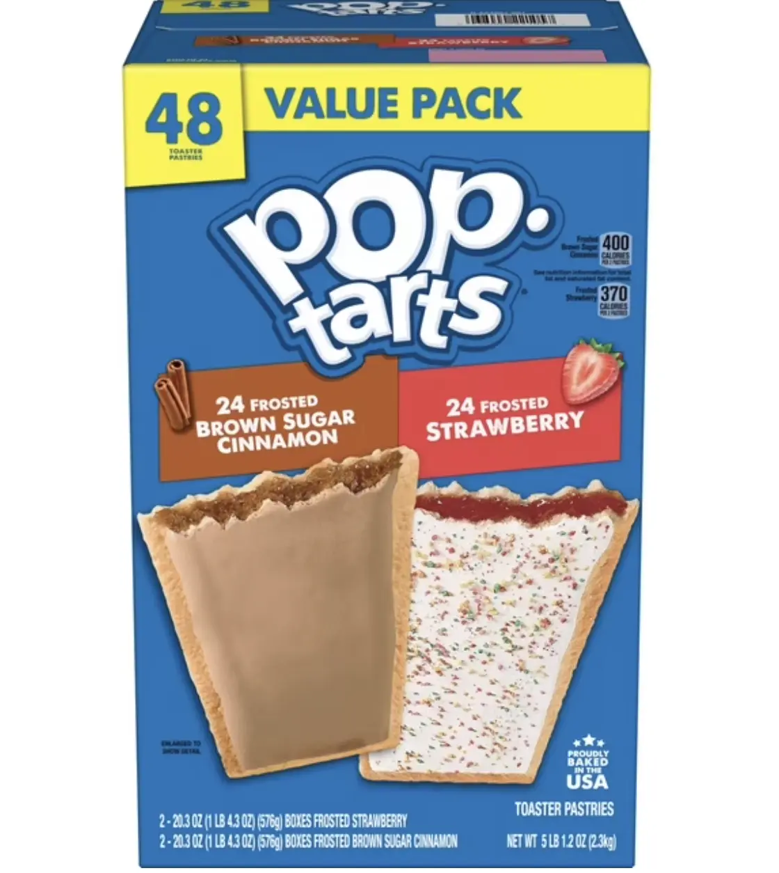 Pop-Tarts Frosted Toaster Pastries, Variety Pack, 48 ct.