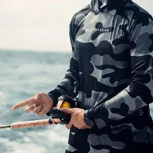 Fishing Suit With Hood And Mask For Sun Protection