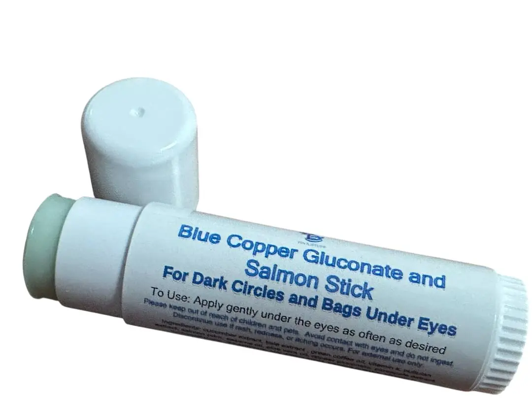 Diva Stuff Blue Copper Gluconate and Salmon Pdrn Stick For Dark Circles and Bags Under The Eyes