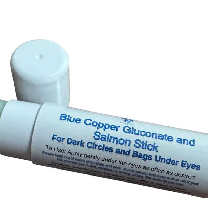 Diva Stuff Blue Copper Gluconate and Salmon Pdrn Stick For Dark Circles and Bags Under The Eyes