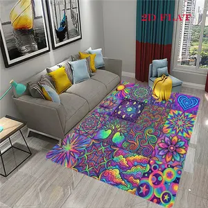 Dreamy 2D FLAT Printed Office Carpet Chair Mat Fashion Art Door Mat Floor Mat Living Room Bedroom Carpet Office Chair Mat/Chair Mat Carpet Decoration Christmas Festival Gift Birthday Gift 800g/㎡ DT40
