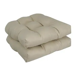 19-inch U-Shaped Premium Outdoor Tufted Dining Chair Cushion