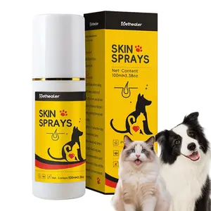 100ml*2Pcs Skin anti itch relief Spray for Dogs & Cats – Helps Soothe Itchy Skin and Maintain a Clean, Soft Coat