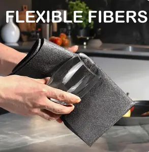 Magic Cleaning Cloth (3 Pack) | Streak-Free Reusable Microfiber Towels for Glass, Kitchen & Car