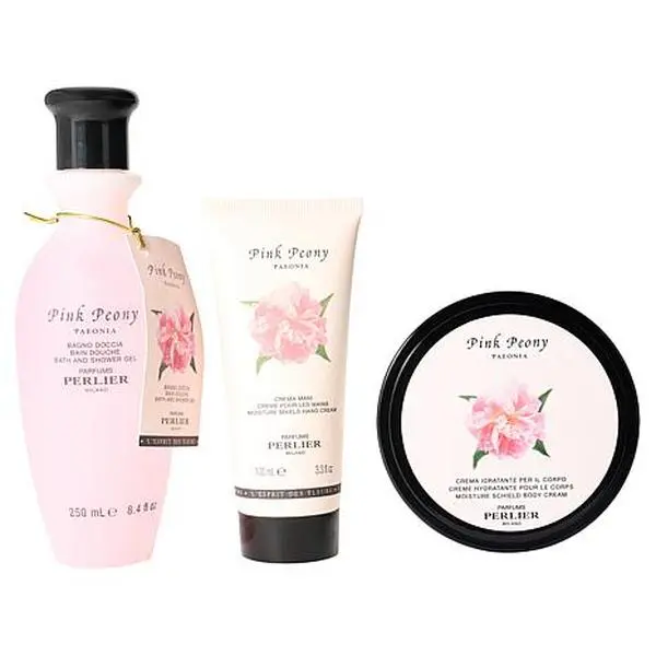 Perlier Pink Peony 3-piece Kit