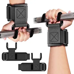 Sports & OutdoorsGPANDAG Weight Lifting Hooks for Men and Women(Pair), 330 LB Heavy Duty Gym Lifting Wrist Strap Hook for Deadlifts, Pull-Ups, Strength Training, 0.4inch Grip Weightlifting Hooks for Teen