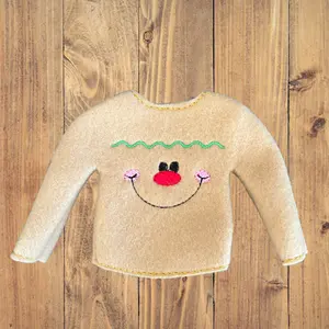 Gingerbread Elf Costume, Elf Prop, Christmas Elf Sweater