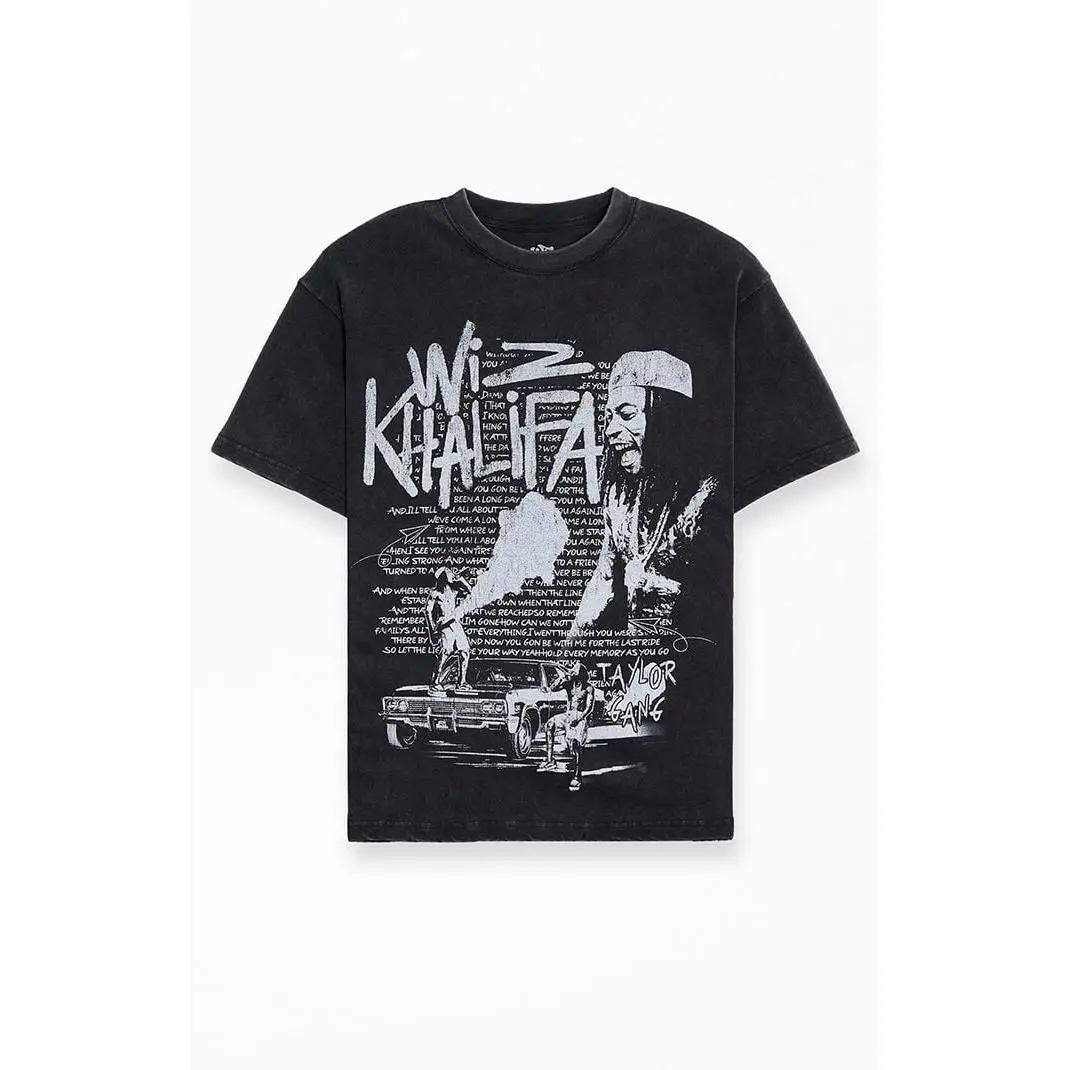 PacSun Men's Wiz Khalifa Torch T-Shirt - Multicolor - TikTok Shop