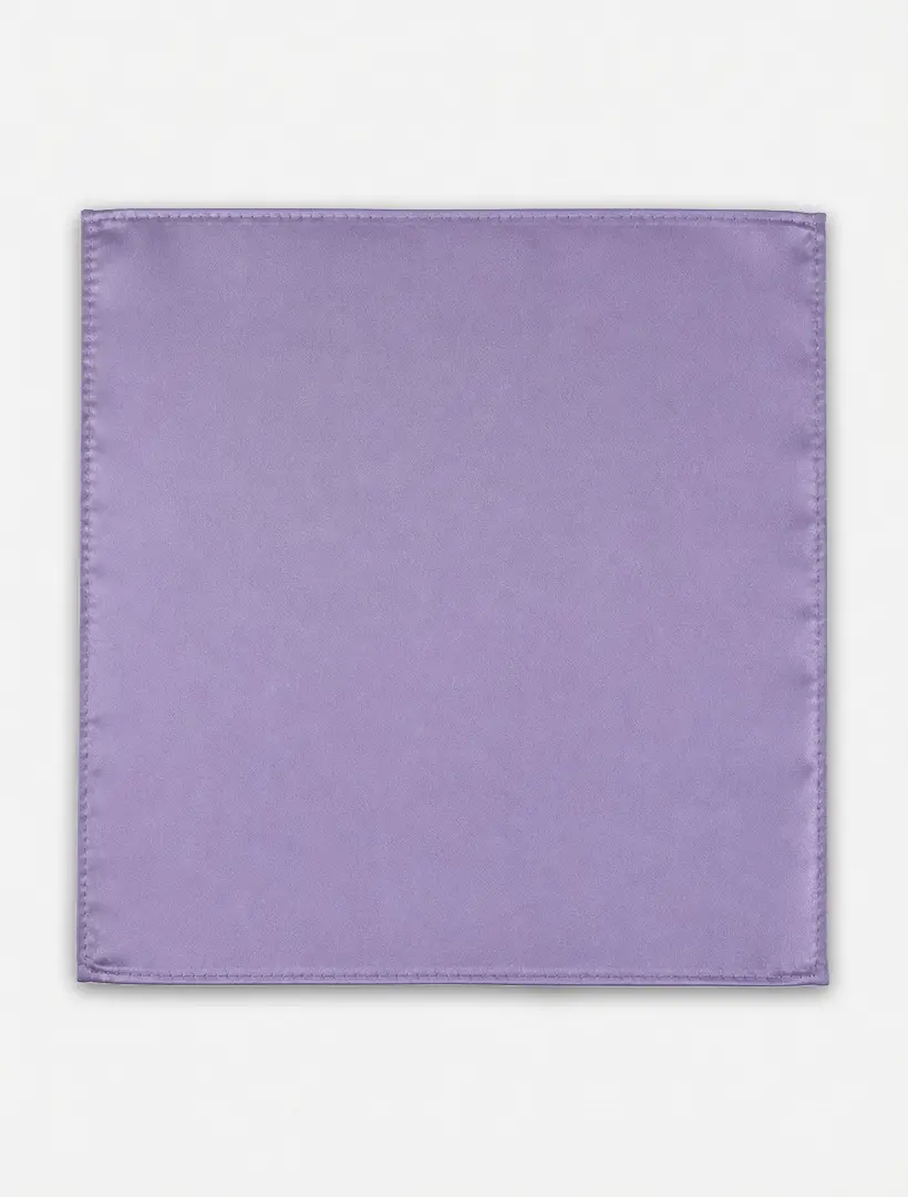 Lilac Pocket Square Handkerchief