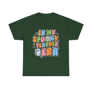 Spooky Teacher Halloween Tees for Men and Women In My Spooky Teacher Era T-Shirt for Teachers Classroom Halloween Tee