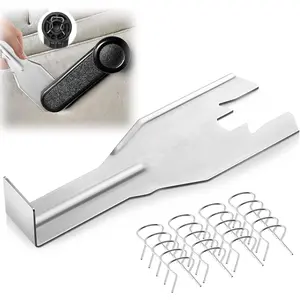 1 count 76951 Window Handle , 20 count 76980  Window Handle Crank Retainer Clip,  Inside Door Panel Removal Metal Tool Kit, Universal Fit for