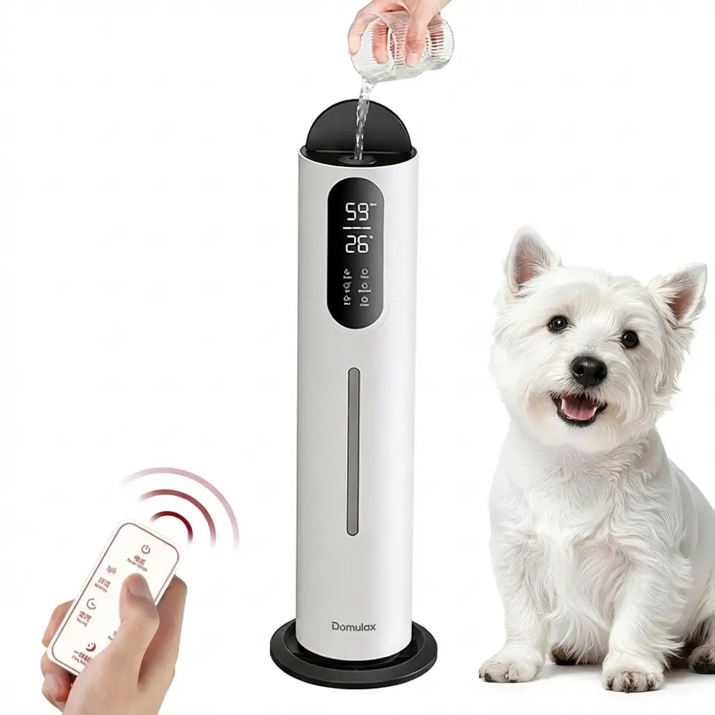 7.5L Smart Humidifier for Large Room Top-Fill, up to2200sq.ft, 50H cold air diffuser for Bedroom, Remote Control,UV-C Sterilizing Humidifier Clean Tank Technology, Low Noise, Auto Mode, Sleep Mode with Fragrance, White, #Summervibes #Mother'sDay Gifts