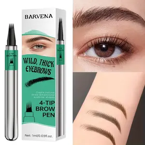 Barvena Waterproof Sweatproof Eyebrow Pencil, Long-Lasting Non-Melting Formula, Natural Dense Brow Shape, Daily Use, Makeup Essential