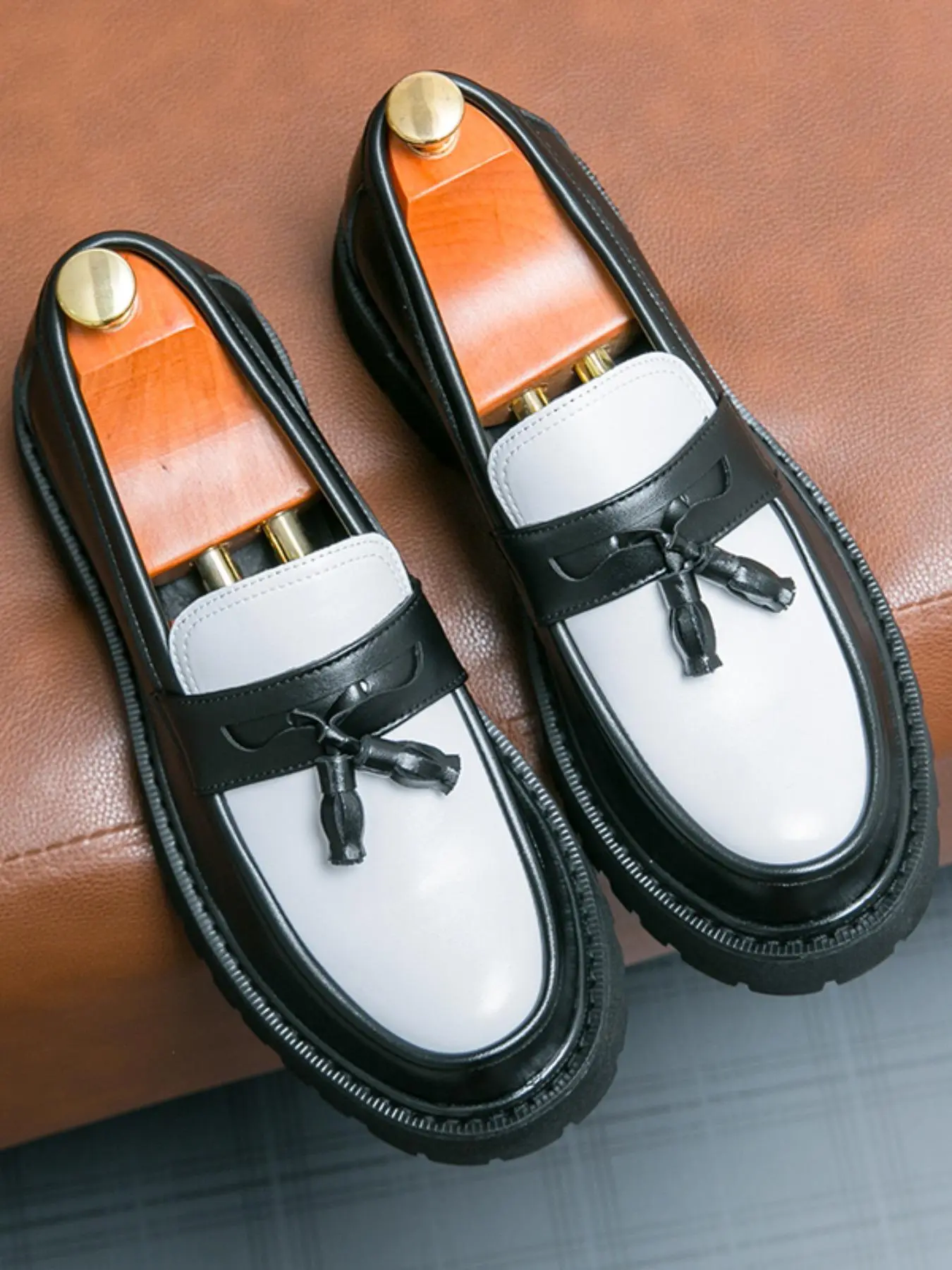 Men's Fashionable Plain Color Slip-on Loafers, Casual Comfortable Round Toe Flat Shoes for Daily Wear, Lightweight Breathable Shoes for All Seasons Footwear