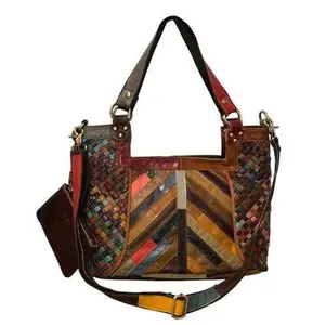 Amerileather Hazelle Leather Handbag/Shoulder Bag (#1703-9)