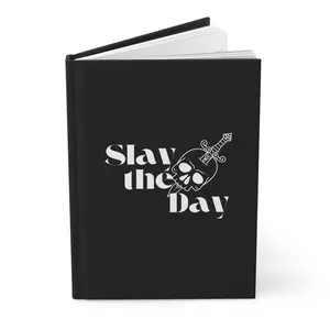 Funny Dungeons and Dragons Hardcover Journal Matte, RPG Gaming Notebook, Tabletop Roleplaying Diary, Dungeon Master Gift, DND Planner