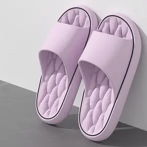 Checkered EVA Slippers- Rhombus Pattern, Comfortable for Home Use, Women Shoes