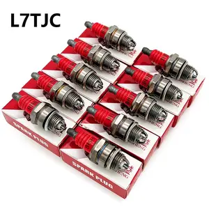 10 Pieces L7TJC Spark Plug for Gasoline Chainsaw and Brush Cutter